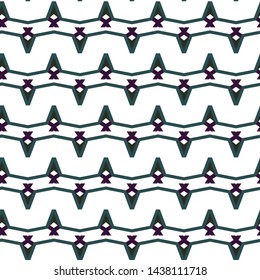 Seamless geometric ornamental vector pattern. Abstract background