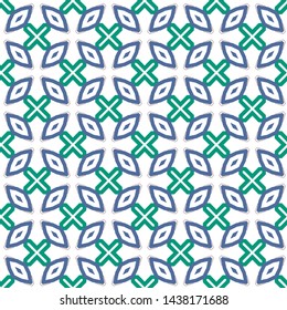 Seamless geometric ornamental vector pattern. Abstract background