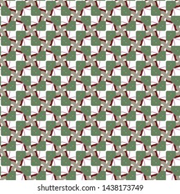 Seamless geometric ornamental vector pattern. Abstract background