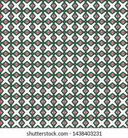 Seamless geometric ornamental vector pattern. Abstract background