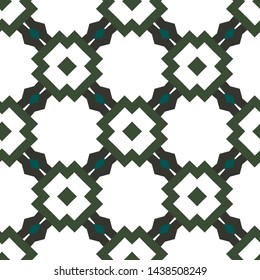 Seamless geometric ornamental vector pattern. Abstract background