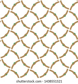 Seamless geometric ornamental vector pattern. Abstract background