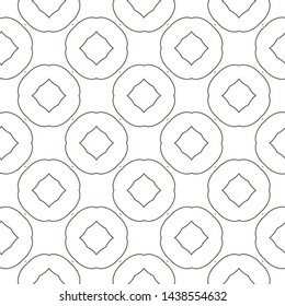 Seamless geometric ornamental vector pattern. Abstract background