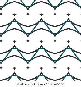 Seamless geometric ornamental vector pattern. Abstract background