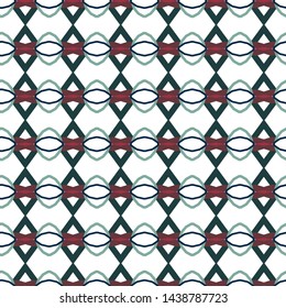Seamless geometric ornamental vector pattern. Abstract background