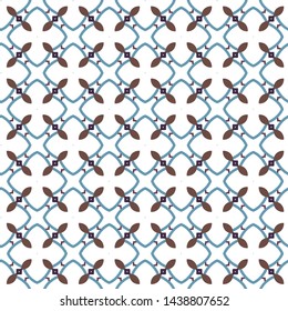 Seamless geometric ornamental vector pattern. Abstract background