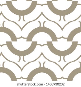 Seamless geometric ornamental vector pattern. Abstract background