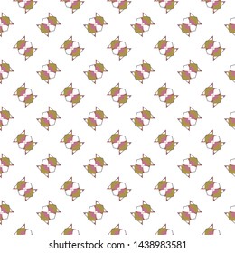 Seamless geometric ornamental vector pattern. Abstract background