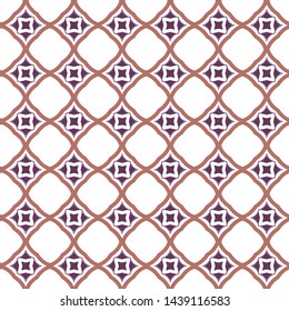 Seamless geometric ornamental vector pattern. Abstract background