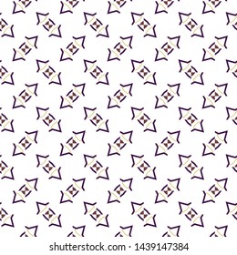 Seamless geometric ornamental vector pattern. Abstract background