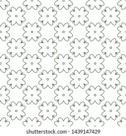 Seamless geometric ornamental vector pattern. Abstract background