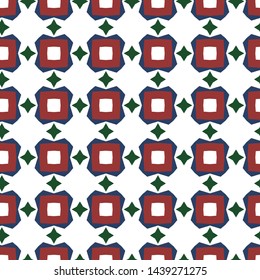 Seamless geometric ornamental vector pattern. Abstract background