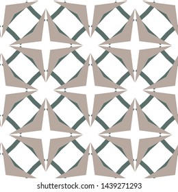 Seamless geometric ornamental vector pattern. Abstract background