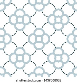 Seamless geometric ornamental vector pattern. Abstract background