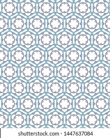 Seamless geometric ornamental vector pattern. Abstract background