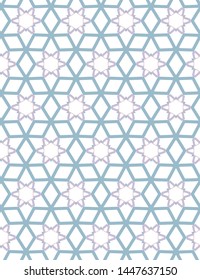 Seamless geometric ornamental vector pattern. Abstract background