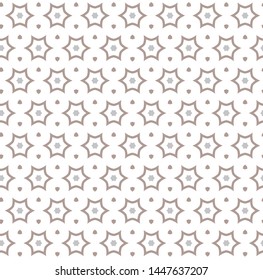 Seamless geometric ornamental vector pattern. Abstract background