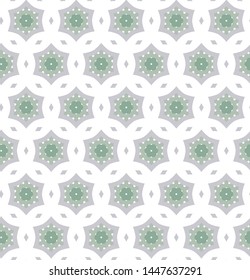 Seamless geometric ornamental vector pattern. Abstract background