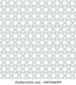 Seamless geometric ornamental vector pattern. Abstract background