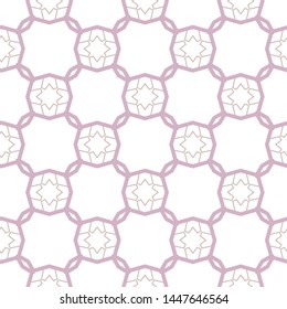 Seamless geometric ornamental vector pattern. Abstract background