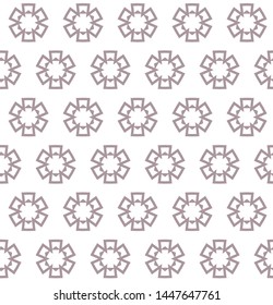 Seamless geometric ornamental vector pattern. Abstract background