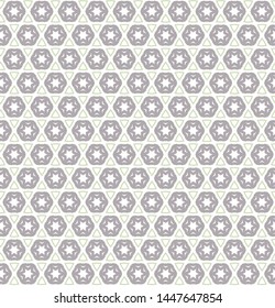 Seamless geometric ornamental vector pattern. Abstract background