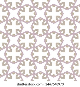 Seamless geometric ornamental vector pattern. Abstract background