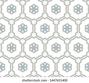 Seamless geometric ornamental vector pattern. Abstract background