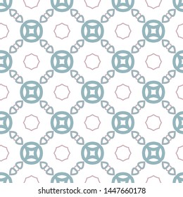 Seamless geometric ornamental vector pattern. Abstract background