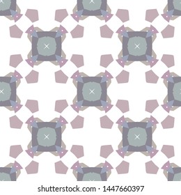 Seamless geometric ornamental vector pattern. Abstract background