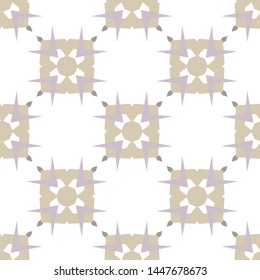 Seamless geometric ornamental vector pattern. Abstract background