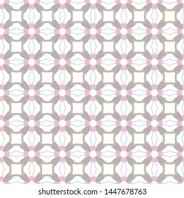 Seamless geometric ornamental vector pattern. Abstract background