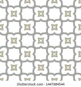 Seamless geometric ornamental vector pattern. Abstract background