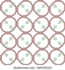 Seamless geometric ornamental vector pattern. Abstract background