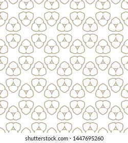 Seamless geometric ornamental vector pattern. Abstract background