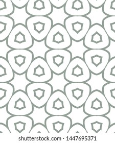 Seamless geometric ornamental vector pattern. Abstract background