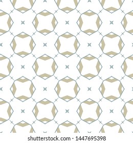 Seamless geometric ornamental vector pattern. Abstract background