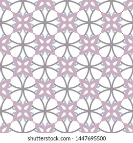 Seamless geometric ornamental vector pattern. Abstract background