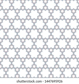 Seamless geometric ornamental vector pattern. Abstract background