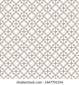 Seamless geometric ornamental vector pattern. Abstract background
