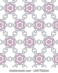 Seamless geometric ornamental vector pattern. Abstract background
