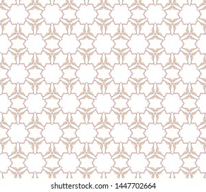 Seamless geometric ornamental vector pattern. Abstract background