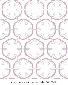 Seamless geometric ornamental vector pattern. Abstract background
