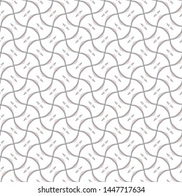 Seamless geometric ornamental vector pattern. Abstract background