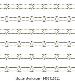 Seamless geometric ornamental vector pattern. Abstract background