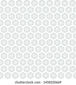Seamless geometric ornamental vector pattern. Abstract background