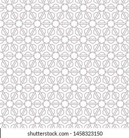 Seamless geometric ornamental vector pattern. Abstract background