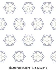 Seamless geometric ornamental vector pattern. Abstract background