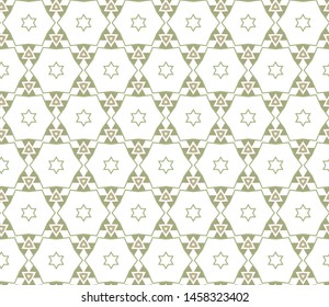 Seamless geometric ornamental vector pattern. Abstract background