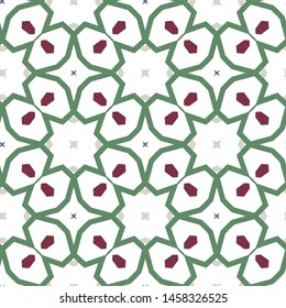 Seamless geometric ornamental vector pattern. Abstract background